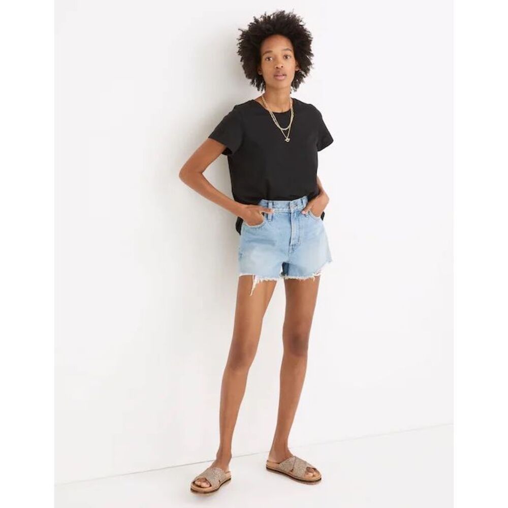 Madewell The Perfect Jean Short Hedrick Wash Size 28